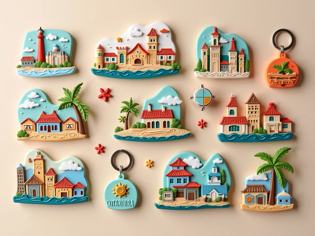 Premium Refrigerator Magnet Set